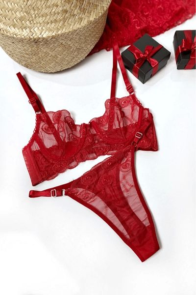 gc gece incisi Embroidered Bra Set