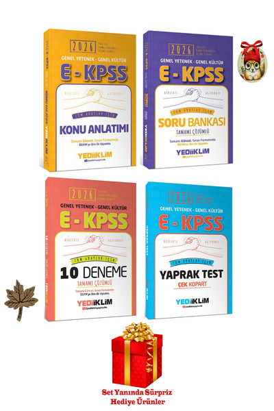 PeraMila Yediiklim 2025 E-kpss Kazandıran Süper Set Konu Soru Deneme Yaprak T...