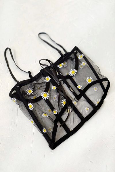 gc gece incisi Daisy Printed Bustier