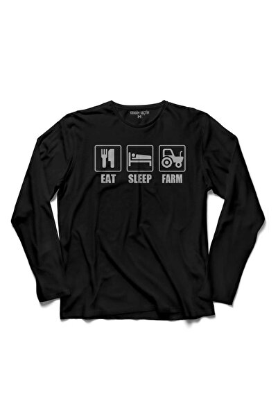 Kendim Seçtim Jedi Spavaj Farma Jedite Spavaj Rad Poljoprivreda Majica dugih ...