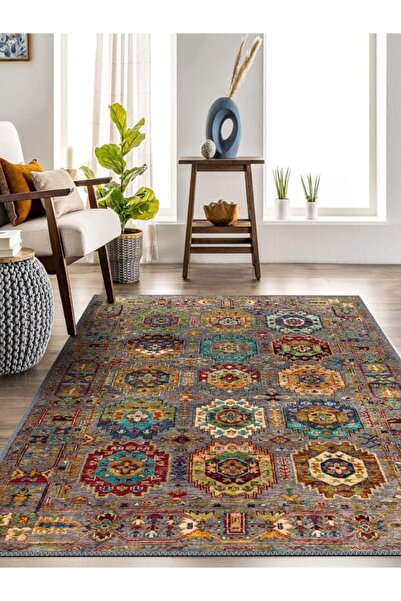 Serteks Blinter Afgan Desen Dokuma Taban Salon - Oturma Odası Halısı