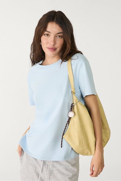 Stradivarius Heavy cotton boxy fit T-shirt
