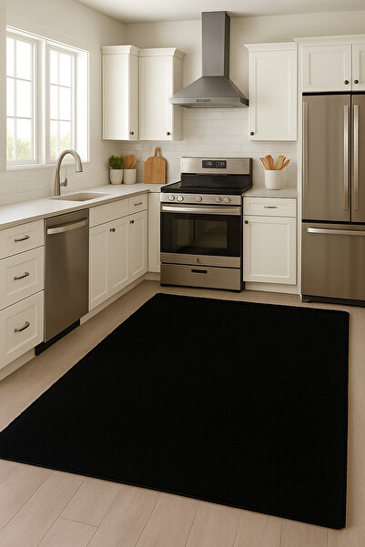 KEVLİNE Kevline Home Kaymaz Taban Halı Modern Yıkanabilir Halı Salon Koridor ...