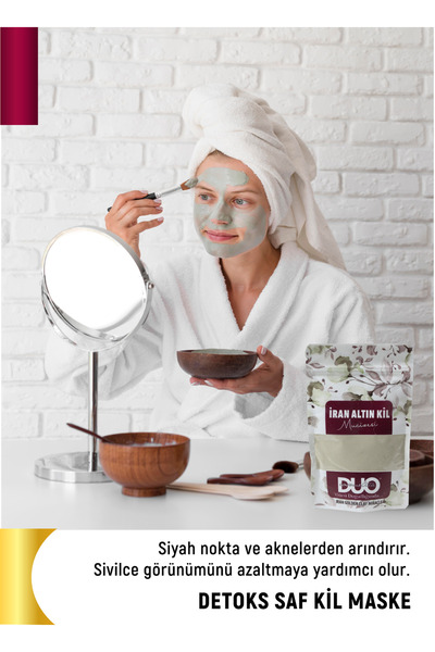 duo pure active Gold Saf Kil Maskesi Hassas Detoks Maskesi