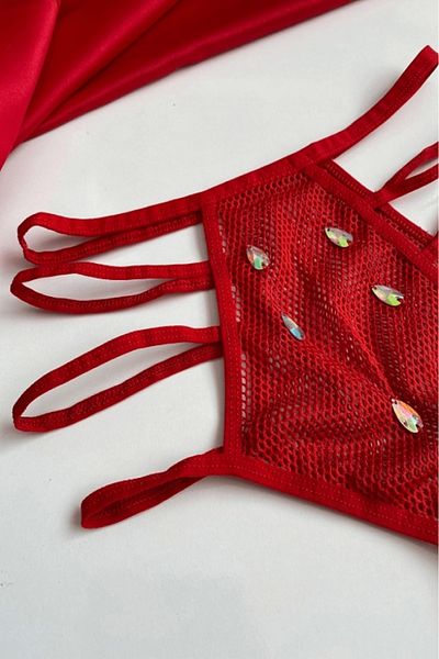 Gece İncisi Stone Detailed Mesh String