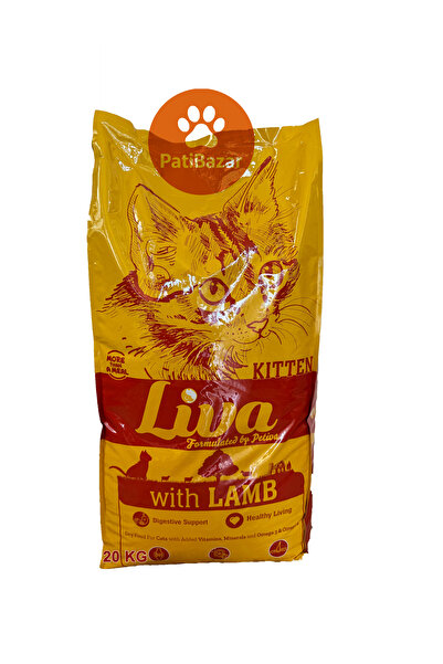Liva Kuzu Etli Yavru Kedi Maması 20 Kg