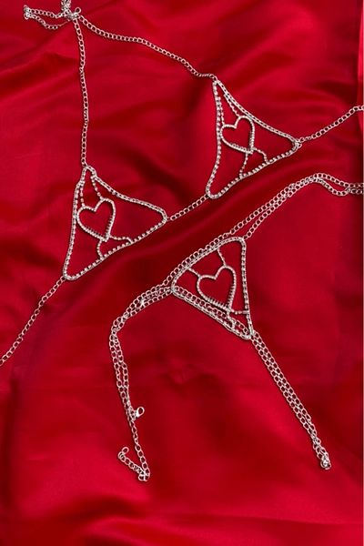 Gece İncisi Set sutien Heart Stone