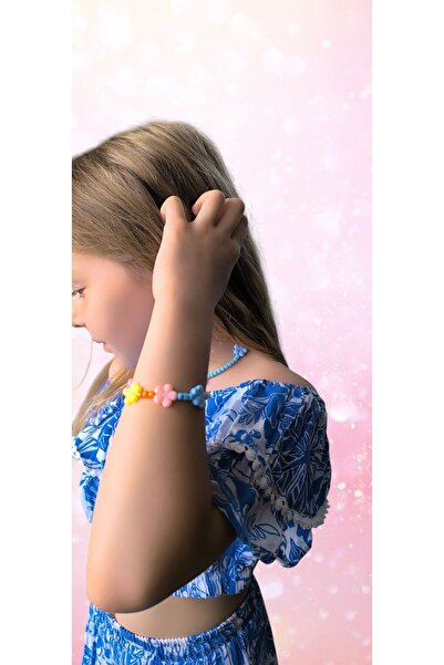 MYSTERY TAKI AKSESUAR Defne Children's Necklace Bracelet Set