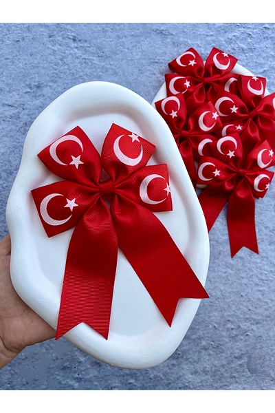 Toka Sepetim Flag Patterned October 29 Buckle Large Size Show Buckle 1 Piece