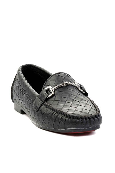 Bambi Siyah Kadın Loafer Ayakkabı K01542030710