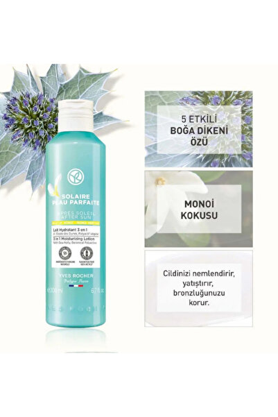 Yves Rocher Yüz Ve Vücut Bronzluk Koruyucu Yatıştırıcı Güneş Sonrası Ürünü 200ml