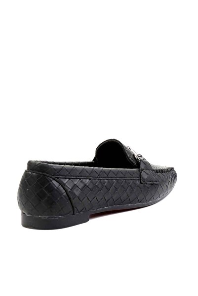 Bambi Siyah Kadın Loafer Ayakkabı K01542030710