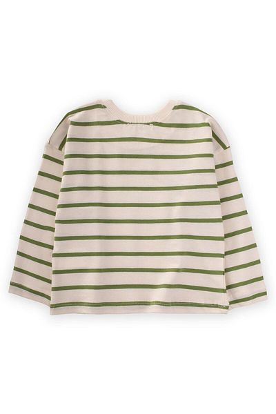 Cigit Tricou de sezon cu dungi 1-10 ani, verde ulei