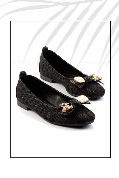 Bambi Black Women's Ballerina Ballerina K01956243328