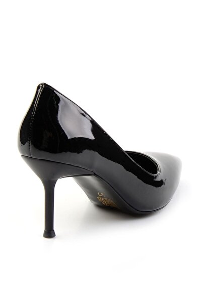 Bambi Siyah Kadın Klasik Topuklu Ayakkabı K01209075208