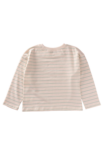 Cigit Pruhované sezónní tričko 2-7 let mátově pruhované