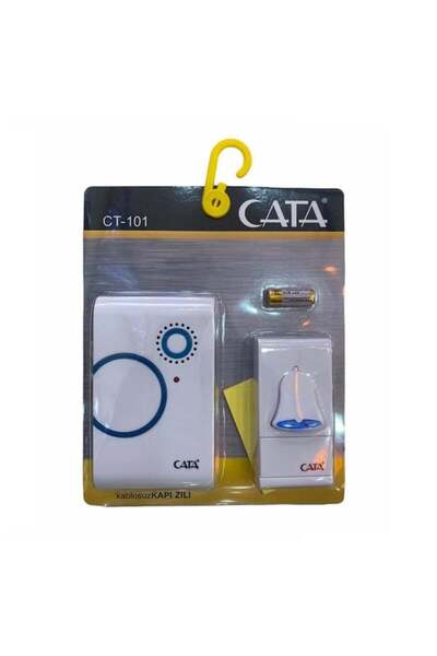 Cata CT-101 Kablosuz kapı zili mavi farklı ses melodili lüks uzaktan kumandalı zil