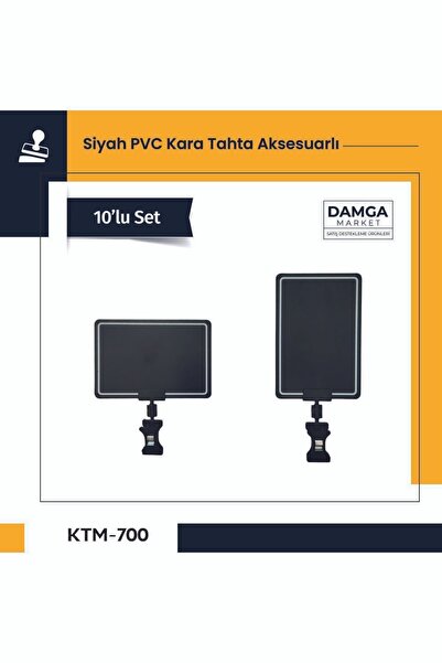 DamgaMarket Siyah Pvc Fiyat Etiketleri Silinebilir,yeniden Yazılabilir,ayarla...