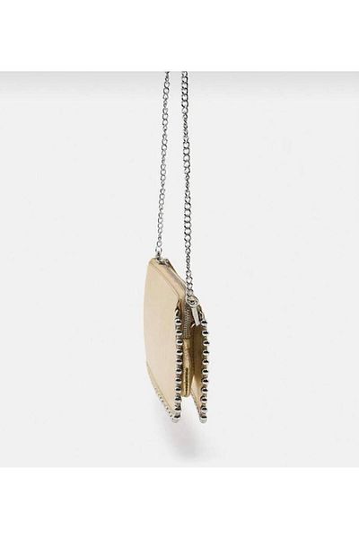 Mercan Γυναικεία τσάντα πορτοφολιού Studded - Cross Chain Strap