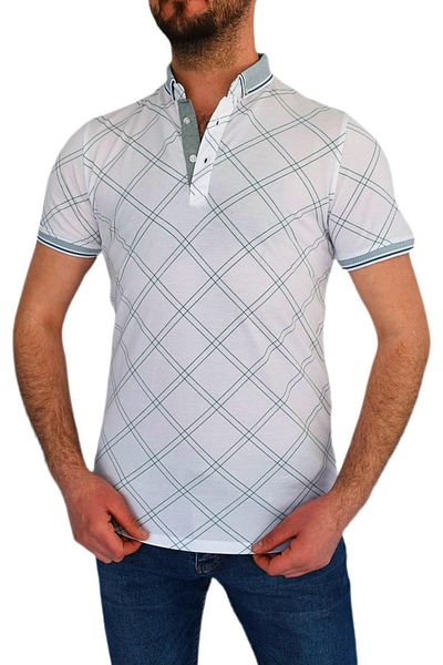 DYNAMO Men's Polo Neck T-Shirt T-809 Bgl-st01816