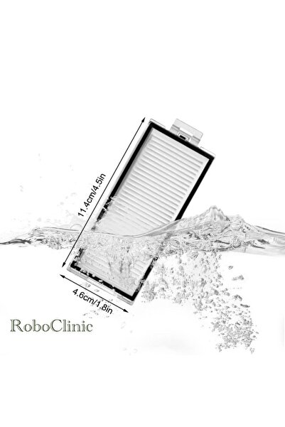 Roboclinic Perie compatibilă cu aspiratorul robot Roborock Q8 Max, Q8 Max Plus, filtru Hepa, set de mop-9 piese