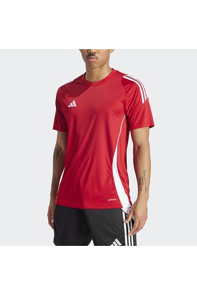 adidas Tiro 24 Jersey Men's Red Round Neck T-shirt