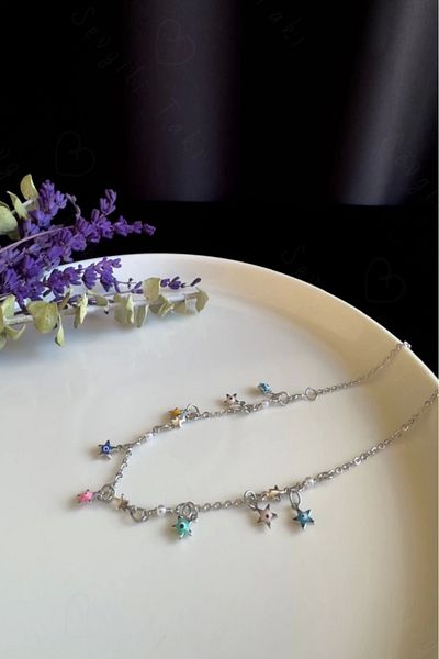 SEVGİLİ TAKI Children's Steel Necklace with Star Charm |   1+ Series