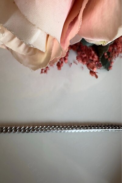 SEVGİLİ TAKI Yassı Model Snake Yılan Çelik Zincir Çocuk Bileklik | 777 Serisi