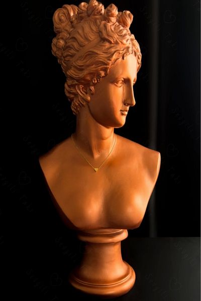 SEVGİLİ TAKI Glorious Series - Gold Steel Necklace with Heart Charm