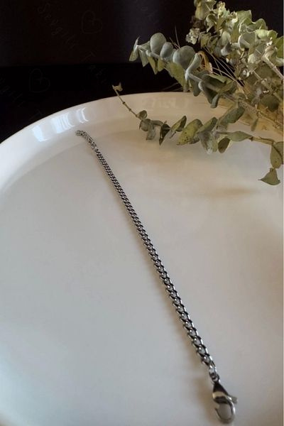 SEVGİLİ TAKI Thin Gourmet Model Steel Chain Children's Bracelet-Gentle Series
