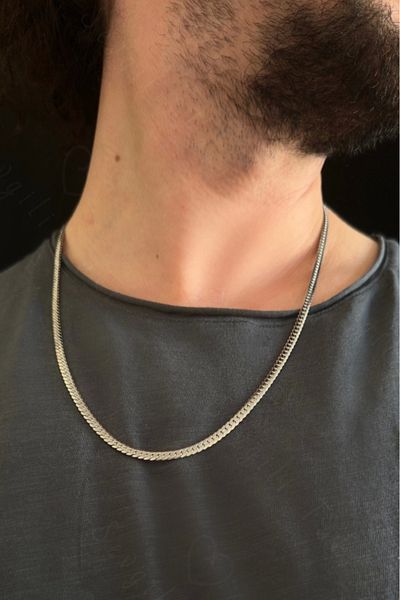 SEVGİLİ TAKI Snake Model Steel Chain Necklace| Ida Series