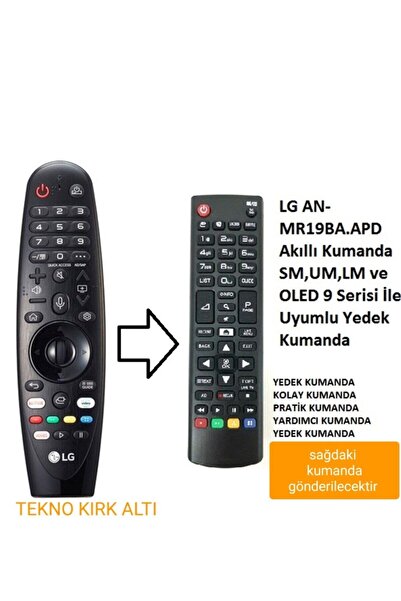 LG Tüm Akıllı, Sihirli, Mouseli,smart, Hd Kumanda Yerine Uyar