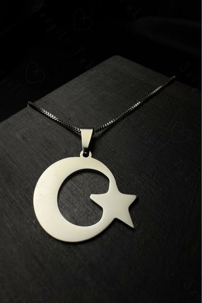 SEVGİLİ TAKI Moon Star Steel Chain Necklace |   Ancestor Collection