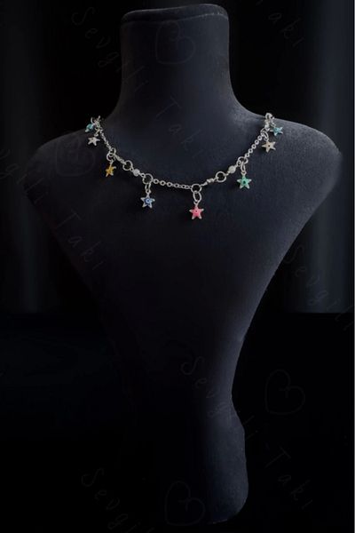 SEVGİLİ TAKI Children's Steel Necklace with Star Charm |   1+ Series