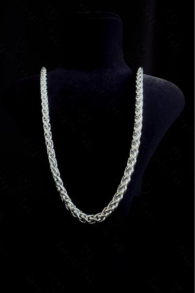 SEVGİLİ TAKI Twist Model Steel Chain Necklace| Sirius Series