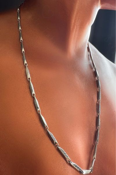 SEVGİLİ TAKI Allure Series - Bowler Chain Steel Necklace