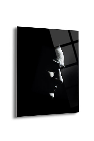 Shiny Art Atatürk Cam Tablo - Cam Tablolar - Atatürk Tablo - Atatürk Portresi...