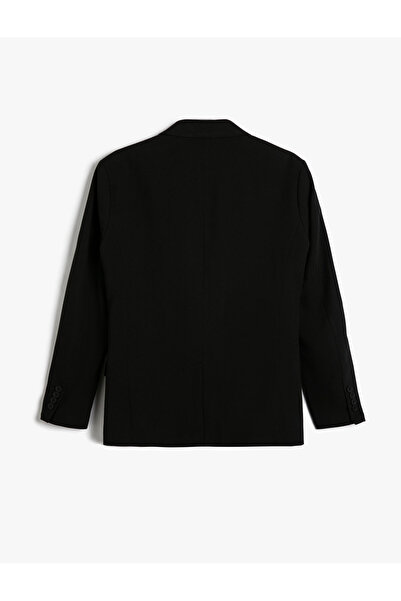 Koton Blazer Ceket Çift Cep Detaylı Düğmeli