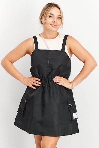 Adidas Originals Women Sportswear Fit Solid Nylon Dress, Black