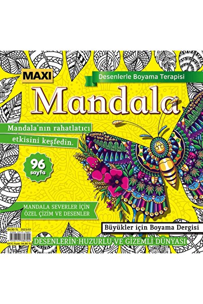 MAXİ Mandala Desenlerle Boyama Terapisi 009