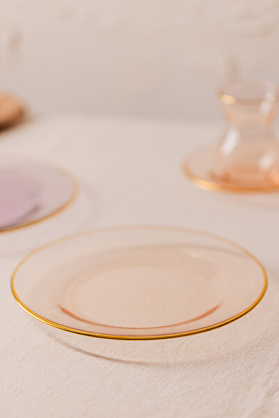 Rakle Five O Clock Set of 6 Glass Cake Plates 19 cm