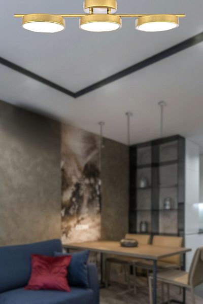 Fer Avize 3L Sual Led Chandelier - Energy Saving for Modern Living Room, Hall, Cafe Living Room