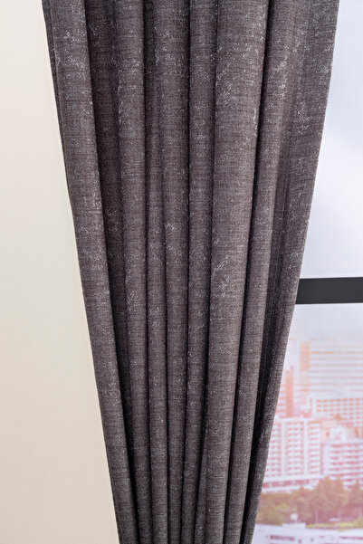 Premier Home Toscana Background Curtain 140X270 Anthracite