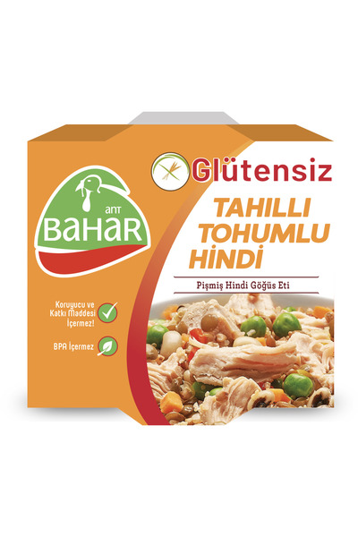 Genel Markalar Ant Bahar Glutensiz Tahıllı Tohumlu Hindi Konserve 185 G