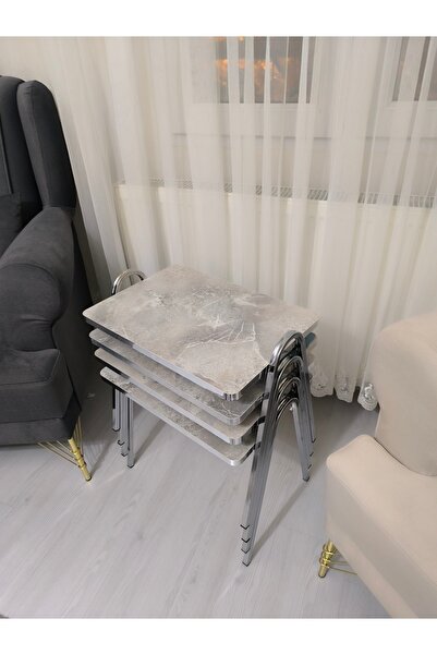 atölye ali antal Linda Tepsi Sehpa 4'lü Zigon