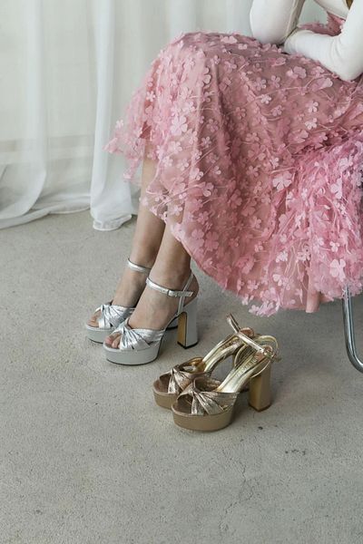 Letafia Pantofi cu platformă Merino Silver