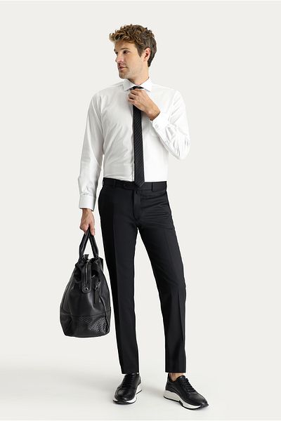 Kiğılı Classic Woolen Slim Fit Trousers - Slim Fit