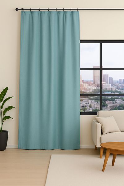 Premier Home Nadia Background Curtain 170X270 Turquoise