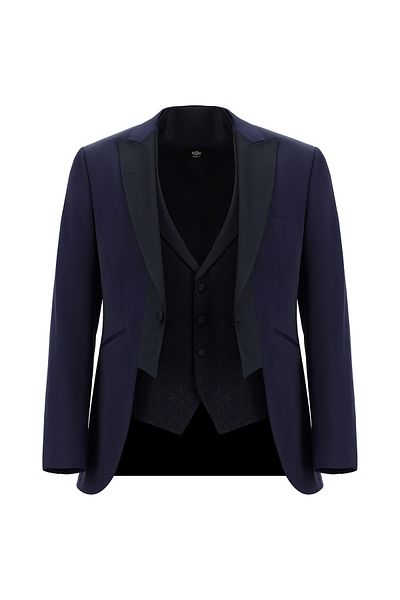 Kiğılı Slim Fit Slim Fit Mono Collar Vest Tuxedo & Groom Suit