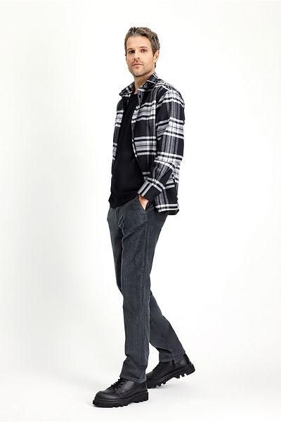Kiğılı Regular Fit Cotton Velvet Trousers